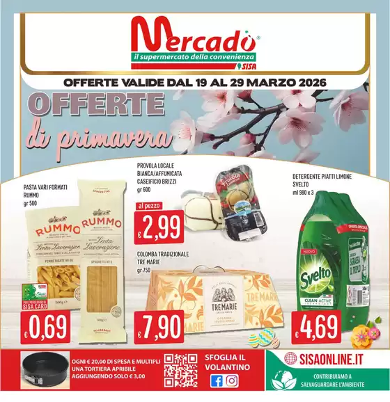 Volantino Mercadò a Pantigliate | Offerte la primavera | 2026-03-19T00:00:00.000Z - 2026-03-29T00:00:00.000Z