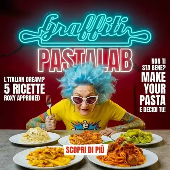 Volantino America Graffiti a Castelletto sopra Ticino | Pastalab | 2026-03-19T00:00:00.000Z - 2026-04-02T00:00:00.000Z