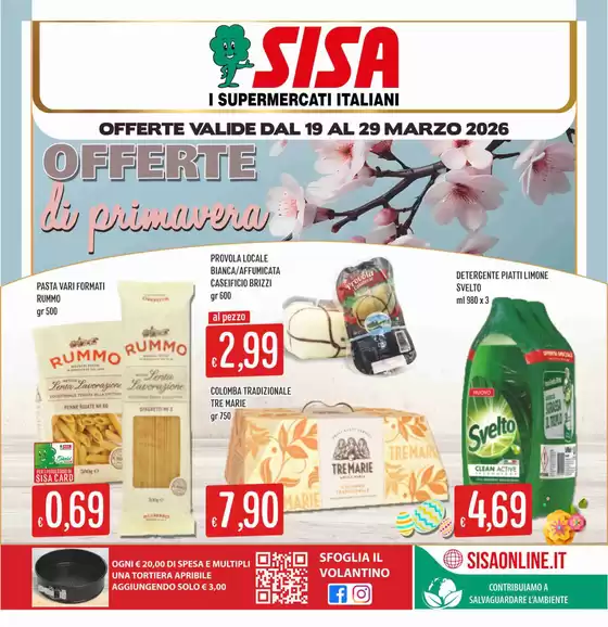 Volantino Sisa a Crotone | Offerte di primavera | 2026-03-19T00:00:00.000Z - 2026-03-29T00:00:00.000Z