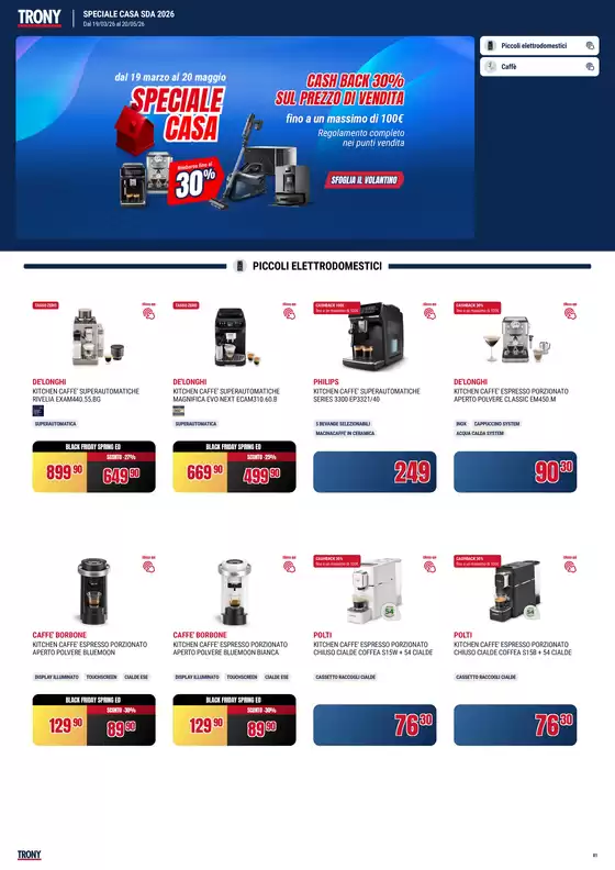 Volantino Trony a Roma | Specaile casa | 2026-03-19T00:00:00.000Z - 2026-05-20T00:00:00.000Z