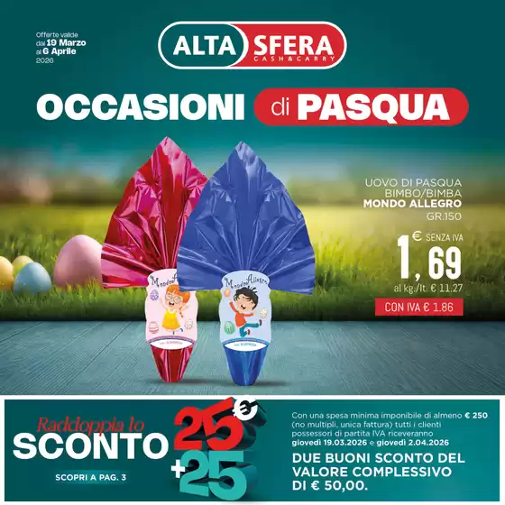 Volantino Altasfera a Genzano di Lucania | Occasioni DI Pasqua | 2026-03-19T00:00:00.000Z - 2026-04-06T00:00:00.000Z