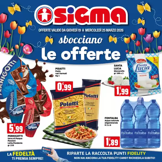 Volantino Sigma | Sbocciano le offerte | 2026-03-19T00:00:00.000Z - 2026-03-25T00:00:00.000Z
