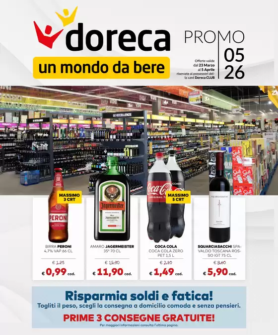 Volantino Doreca a Lungavilla | Un mondo da bere | 2026-03-23T00:00:00.000Z - 2026-04-05T00:00:00.000Z