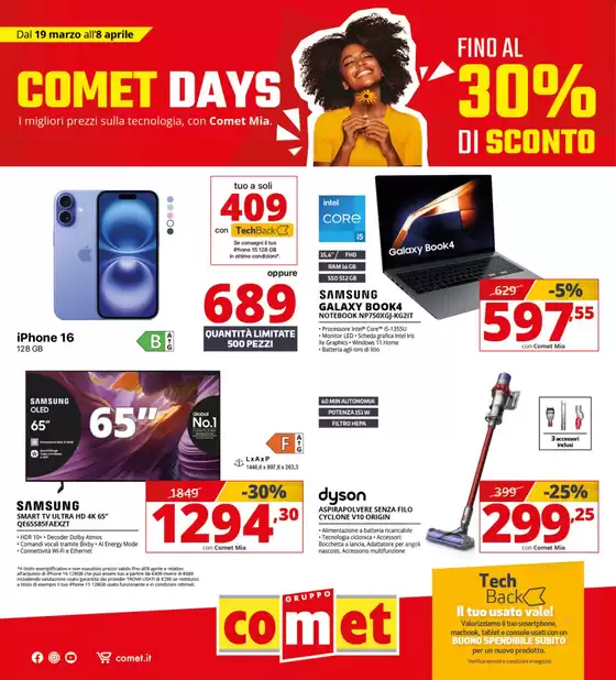 Volantino Comet a Giarre | Comet days! | 2026-03-19T00:00:00.000Z - 2026-04-08T00:00:00.000Z