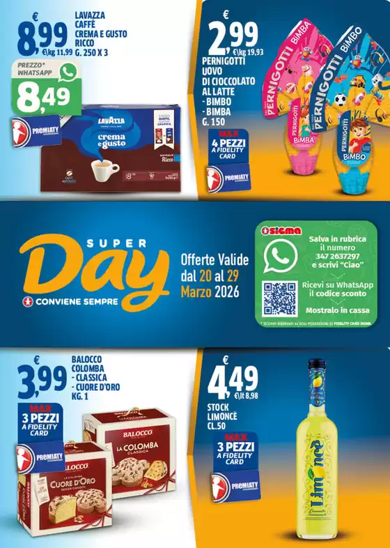 Volantino Superday a Acerenza | Offerte valide dal 20 al 29 marzo 2026 | 2026-03-20T00:00:00.000Z - 2026-03-29T00:00:00.000Z