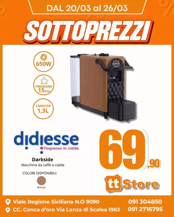 Volantino TT Store a Bastia Umbra | Sottoprezzi | 2026-03-20T00:00:00.000Z - 2026-03-26T00:00:00.000Z