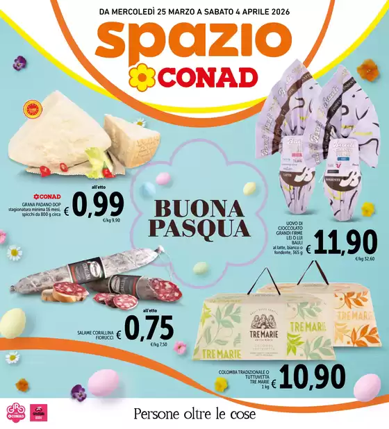 Volantino Spazio Conad a Ponte di Barbarano | Buona Pasqua | 2026-03-25T00:00:00.000Z - 2026-04-04T00:00:00.000Z