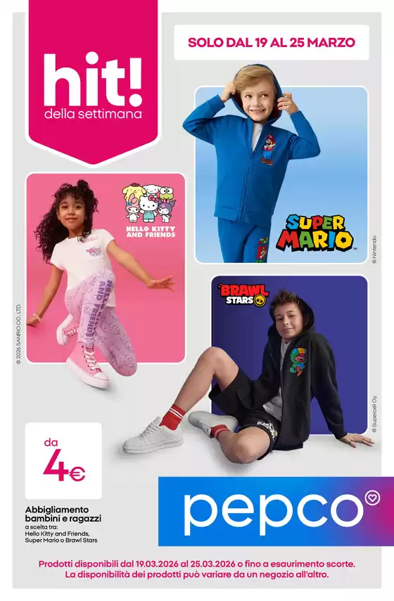 Volantino PEPCO a Venezia | Hit! della settimana | 2026-03-20T00:00:00.000Z - 2026-03-25T00:00:00.000Z