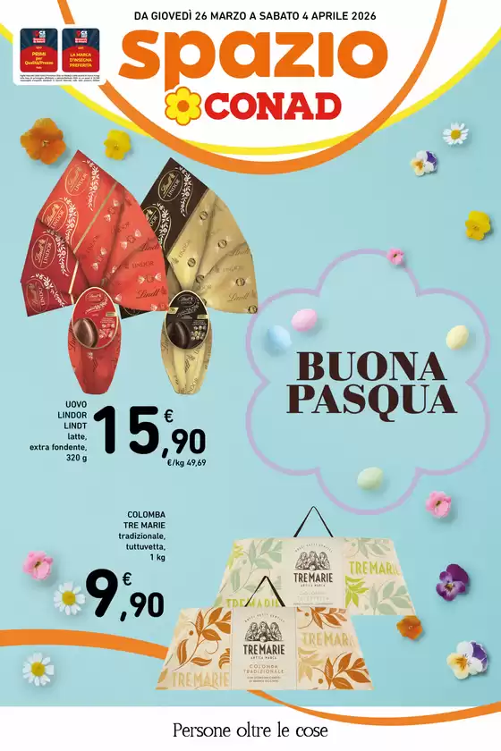 Volantino Spazio Conad | Offerte Spazio Conad: Buona Pasqua | 2026-03-26T00:00:00.000Z - 2026-04-04T00:00:00.000Z