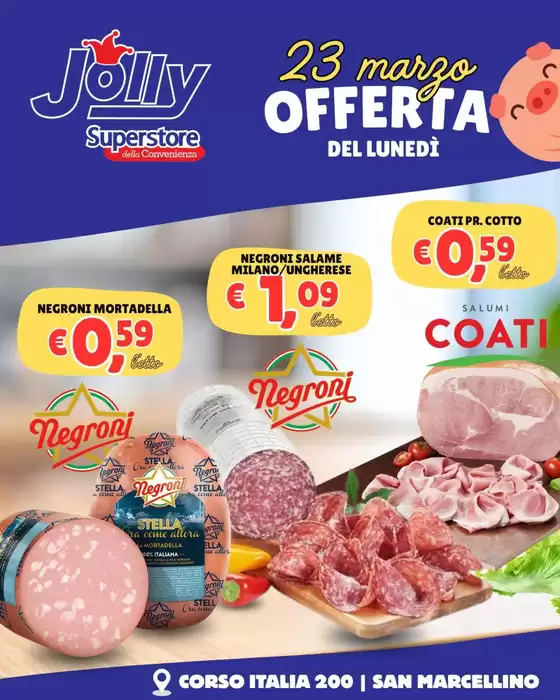 Volantino Jolly Market | Offerte per cacciatori di affari | 2026-03-23T00:00:00.000Z - 2026-03-23T00:00:00.000Z