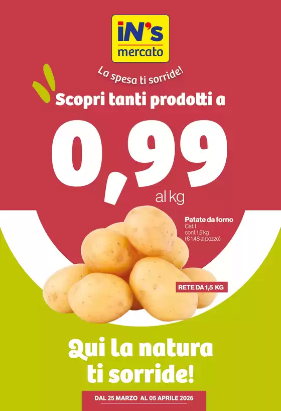 Volantino IN'S a Taranto | Scorpi tanti prodotti a 0.99 | 2026-03-25T00:00:00.000Z - 2026-04-05T00:00:00.000Z