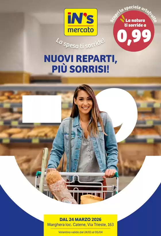 Volantino IN'S a Taranto | Nuovi reparti,piu sorridi | 2026-03-24T00:00:00.000Z - 2026-04-05T00:00:00.000Z