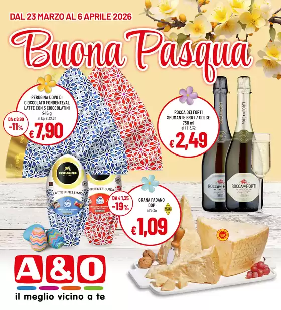 Volantino A&O a Treviso | Buona Pasqua | 2026-03-23T00:00:00.000Z - 2026-04-06T00:00:00.000Z