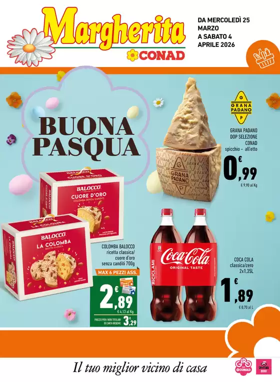 Volantino Margherita Conad a Montefranco | Buona Pasqua | 2026-03-25T00:00:00.000Z - 2026-04-04T00:00:00.000Z