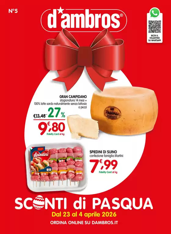 Volantino D'Ambros a Alessandria | Sconti di pasqua | 2026-03-23T00:00:00.000Z - 2026-04-04T00:00:00.000Z