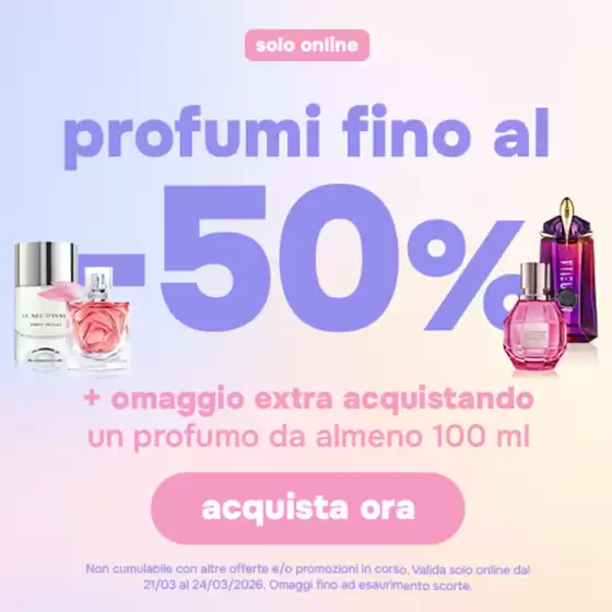 Volantino Beauty Star a Amelia | Profumi fino al -50% | 2026-03-21T00:00:00.000Z - 2026-03-24T00:00:00.000Z