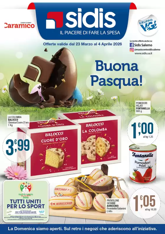 Volantino Sidis a Osimo | Buona pasqua! | 2026-03-23T00:00:00.000Z - 2026-04-04T00:00:00.000Z