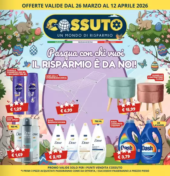 Volantino Cossuto a Santo Stefano di Cadore | Pasqua con chi vuoi | 2026-03-26T00:00:00.000Z - 2026-04-12T00:00:00.000Z