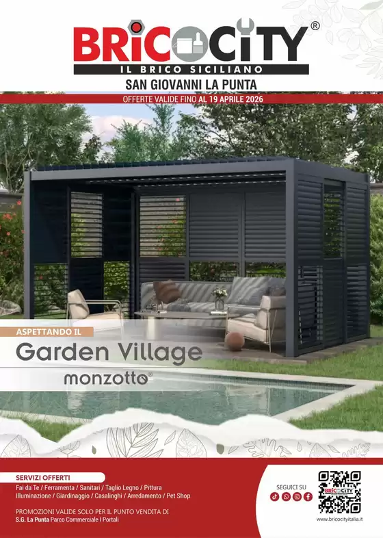 Volantino Bricocity a Foggia | Aspettando il garden village | 2026-03-23T00:00:00.000Z - 2026-04-19T00:00:00.000Z