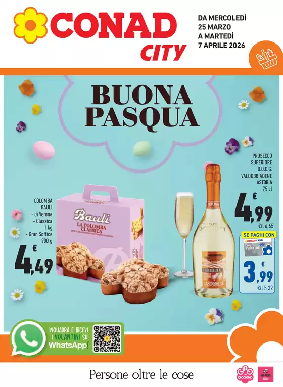 Volantino Conad City a Frisa | Buona Pasqua | 2026-03-25T00:00:00.000Z - 2026-04-07T00:00:00.000Z