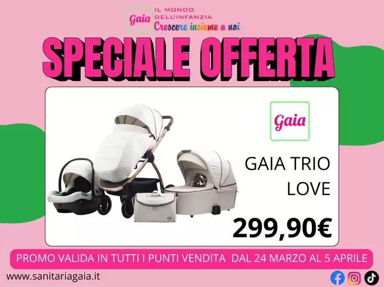 Volantino Sanitaria Gaia a Todi | Speciale Offerta | 2026-03-24T00:00:00.000Z - 2026-04-05T00:00:00.000Z