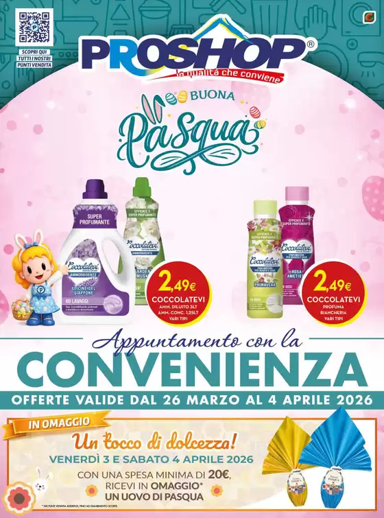 Volantino Proshop a Pompei | Buona Pasqua | 2026-03-26T00:00:00.000Z - 2026-04-04T00:00:00.000Z
