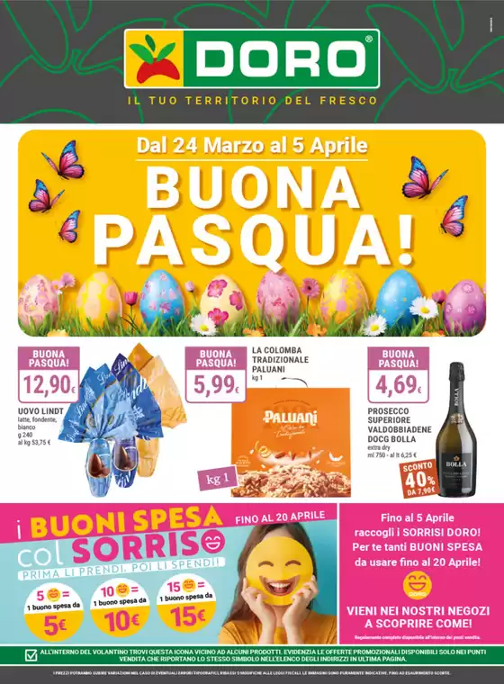 Volantino Doro a Monfalcone | Buona Pasqua! | 2026-03-24T00:00:00.000Z - 2026-04-05T00:00:00.000Z