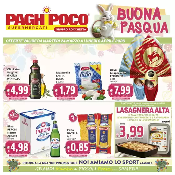 Volantino PaghiPoco | Buona Pasqua | 2026-03-24T00:00:00.000Z - 2026-04-06T00:00:00.000Z