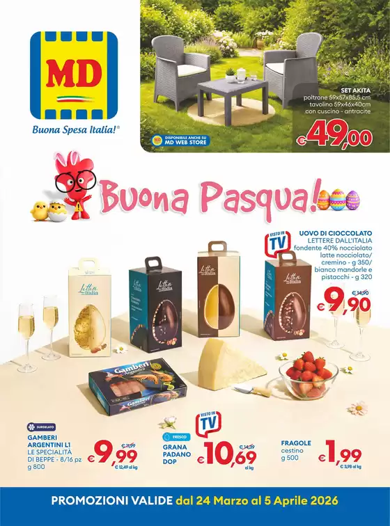 Volantino MD | Buona Pasqua! | 2026-03-24T00:00:00.000Z - 2026-04-05T00:00:00.000Z