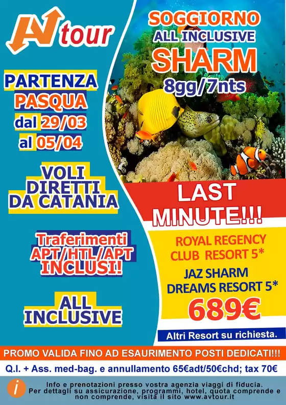 Volantino Av Tour a Sesto San Giovanni | Voli diretti da catania  | 2026-03-29T00:00:00.000Z - 2026-04-05T00:00:00.000Z