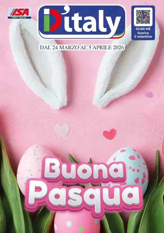 Volantino D'Italy a Lagundo | Buona Pasqua | 2026-03-24T00:00:00.000Z - 2026-04-05T00:00:00.000Z