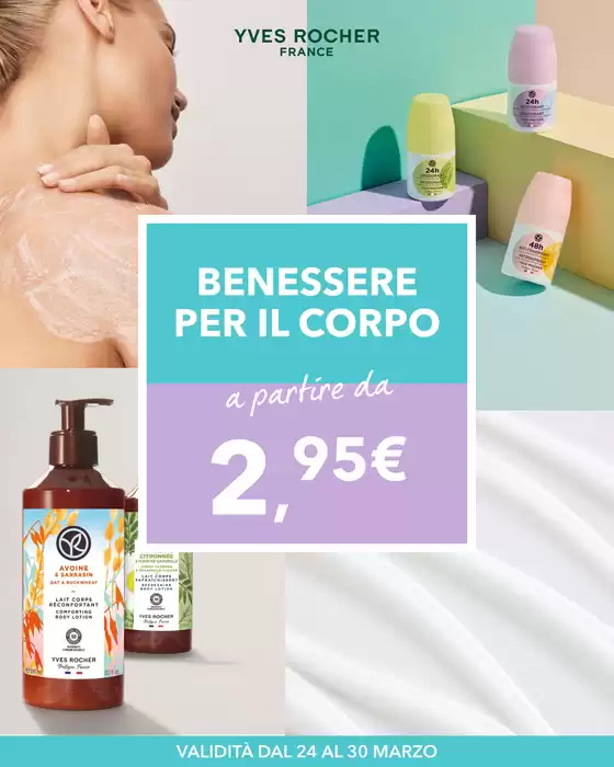 Volantino Yves Rocher a Civitanova Marche | BENESSERE PER IL CORPO | 2026-03-24T00:00:00.000Z - 2026-03-30T00:00:00.000Z