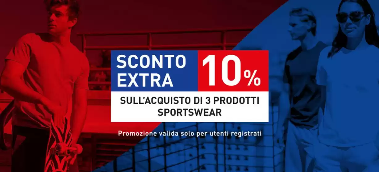 Volantino Intersport Superstore a San Martino Buon Albergo | Sconto extra 10% | 2026-03-24T00:00:00.000Z - 2026-04-02T00:00:00.000Z