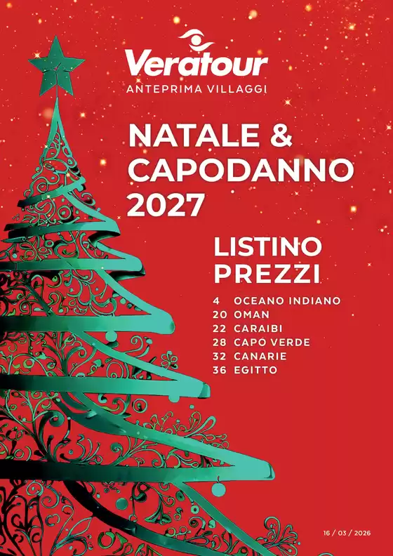 Volantino Agenzia VeraStore a Genova | Natale & capodanno 2027 | 2026-03-24T00:00:00.000Z - 2026-12-15T00:00:00.000Z