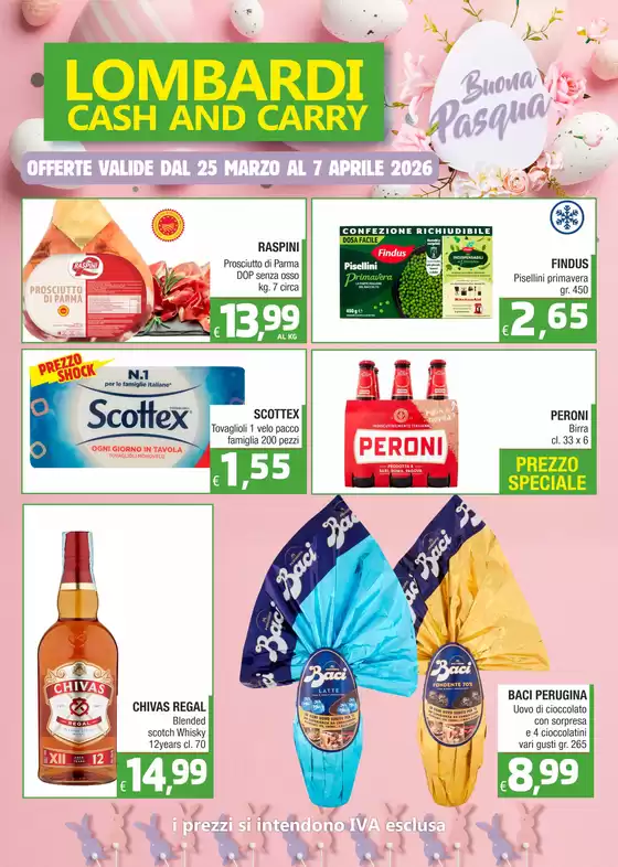 Volantino Lombardi Cash and Carry a Rozzano | Buona pasqua | 2026-03-25T00:00:00.000Z - 2026-04-07T00:00:00.000Z