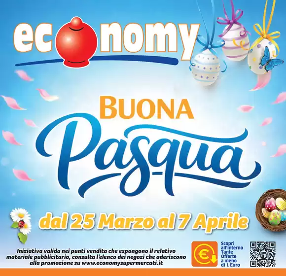 Volantino Economy a Corsico | Buona Pasqua | 2026-03-25T00:00:00.000Z - 2026-04-07T00:00:00.000Z