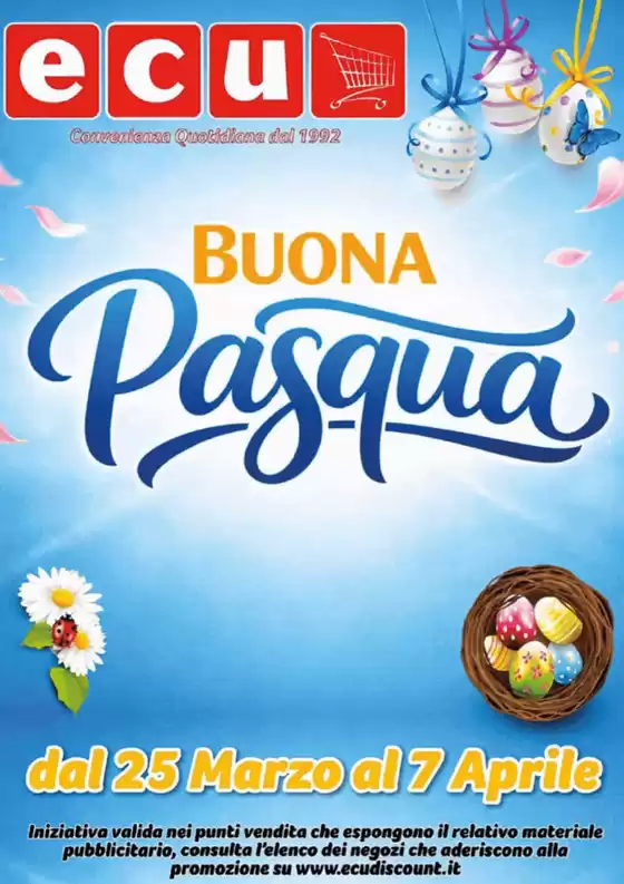 Volantino Ecu a Montegiorgio | Buona Pasqua | 2026-03-25T00:00:00.000Z - 2026-04-07T00:00:00.000Z