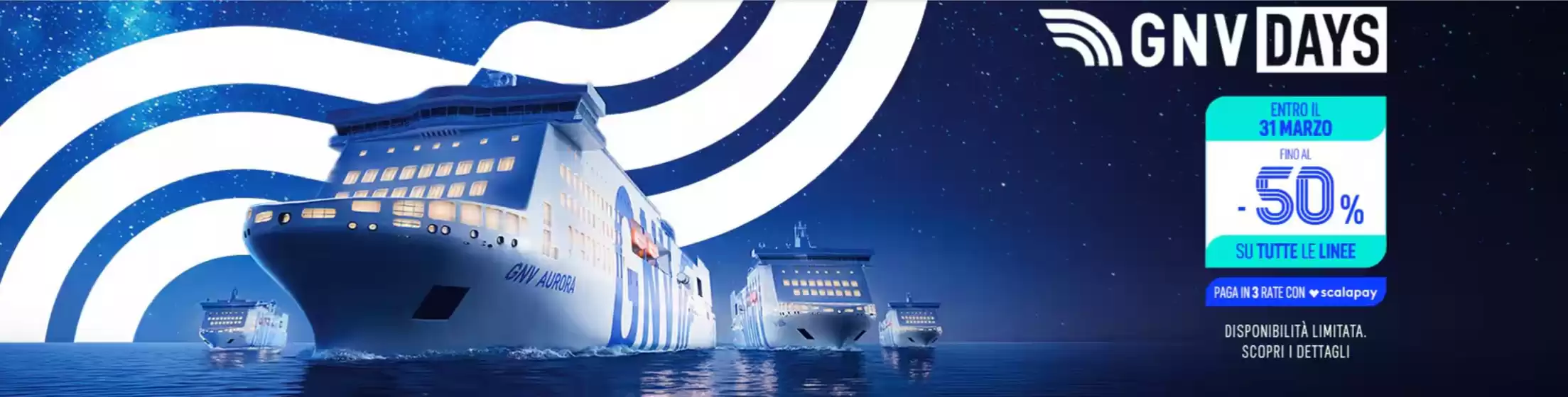 Volantino GNV a Napoli | Fino al -50% | 2026-03-25T00:00:00.000Z - 2026-03-31T00:00:00.000Z