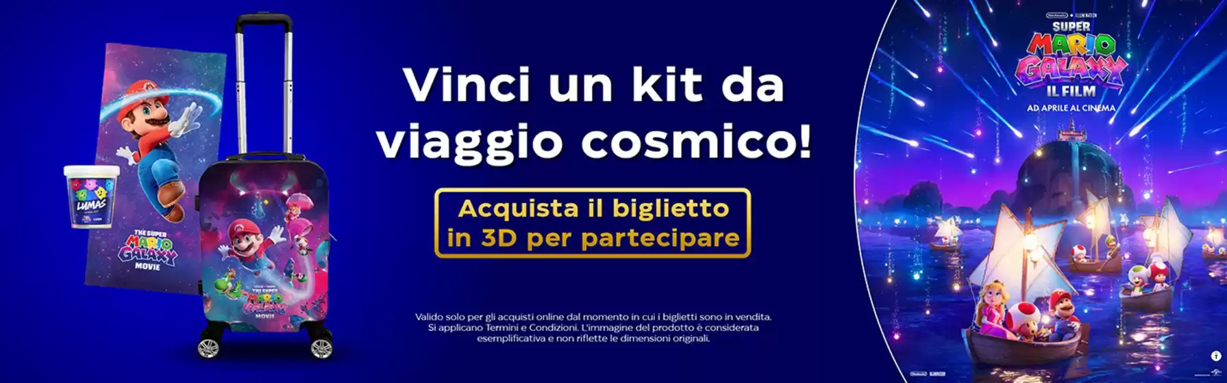 Volantino Uci Cinemas a Casandrino | Vinci un kit da viaggio cosmico | 2026-04-01T00:00:00.000Z - 2026-04-05T00:00:00.000Z