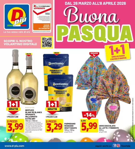 Volantino Dpiu | Buona Pasqua | 2026-03-26T00:00:00.000Z - 2026-04-08T00:00:00.000Z