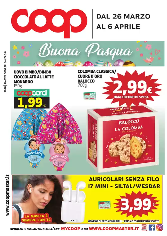 Volantino Coop a Udine (Udine) | dal 26 marzo al 6 aprile | 2026-03-26T00:00:00.000Z - 2026-04-06T00:00:00.000Z