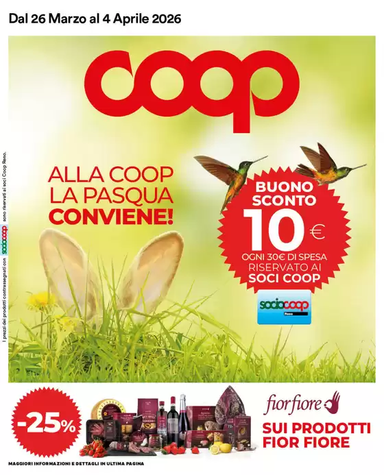 Volantino Coop a Udine (Udine) | La pasqua che conviene! | 2026-03-26T00:00:00.000Z - 2026-04-04T00:00:00.000Z