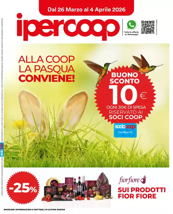 Volantino Ipercoop a Terracina | Alla Coop la Pasqua conviene! | 2026-03-26T00:00:00.000Z - 2026-04-04T00:00:00.000Z