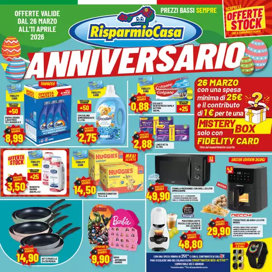 Volantino Risparmio Casa a Cesano Maderno | Anniversario | 2026-03-26T00:00:00.000Z - 2026-04-11T00:00:00.000Z