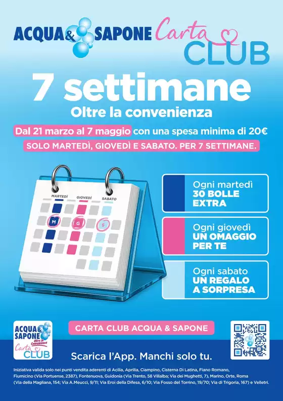 Volantino Acqua & Sapone a Benevento | Dal 21 marzo al 7 maggio | 2026-03-21T00:00:00.000Z - 2026-05-07T00:00:00.000Z