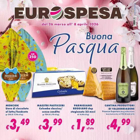 Volantino Eurospesa | Buona Pasqua | 2026-03-26T00:00:00.000Z - 2026-04-08T00:00:00.000Z