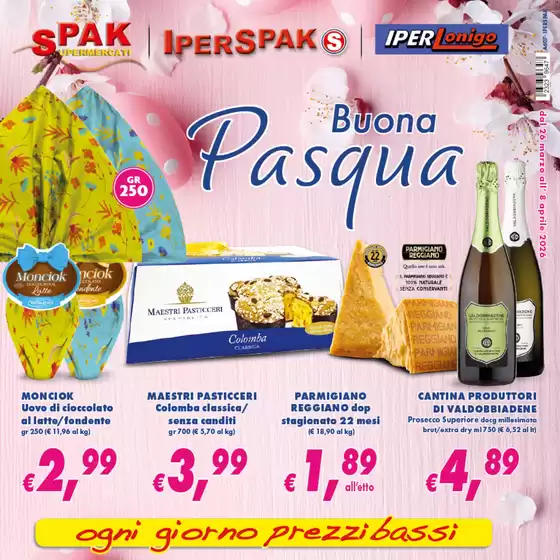 Volantino Spak | Buona Pasqua | 2026-03-26T00:00:00.000Z - 2026-04-08T00:00:00.000Z
