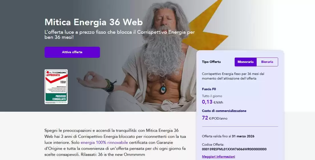 Volantino Dolomiti Energia a Casalbordino | Mitica gas 36 web | 2026-03-26T00:00:00.000Z - 2026-03-31T00:00:00.000Z