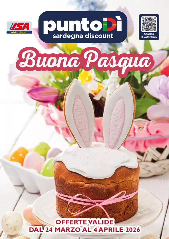 Volantino PuntoDì a Bussolengo | Buona Pasqua | 2026-03-26T00:00:00.000Z - 2026-04-04T00:00:00.000Z