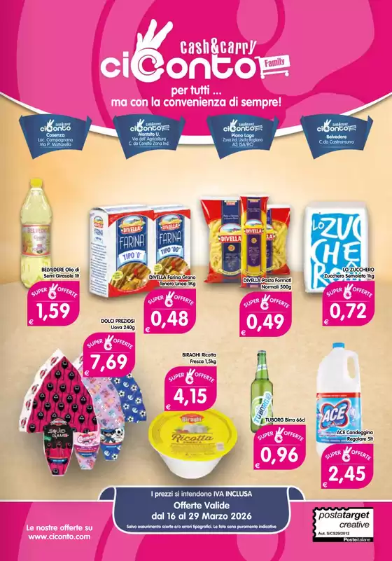 Volantino CiConto a Cologna Veneta | Offerte esclusive e affari | 2026-03-16T00:00:00.000Z - 2026-03-29T00:00:00.000Z